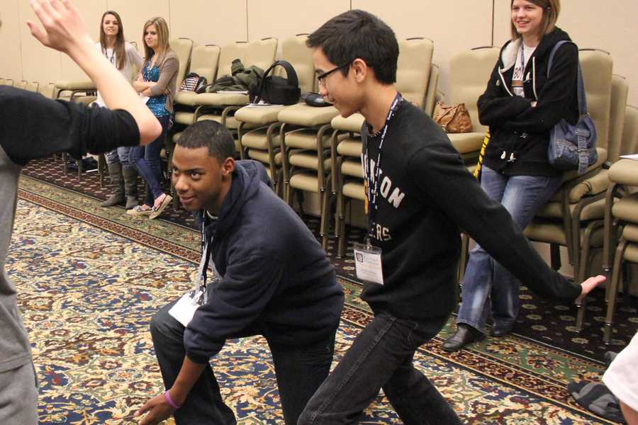 Students represent Northwest at Kansas Thespian Conference