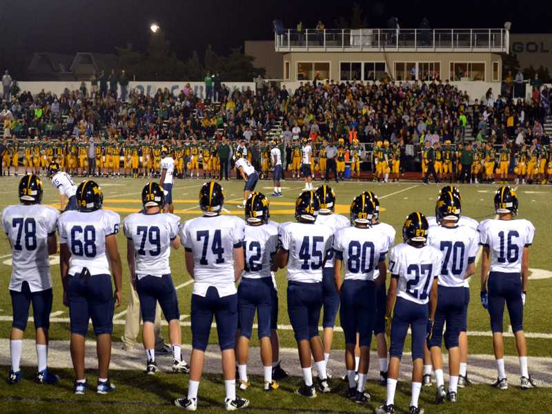 Varsity Football take on Bishop Carroll at Carroll stadium on Oct.14.