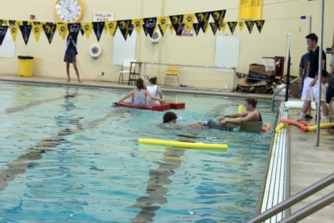 the physics students sink like the titanic during boat races