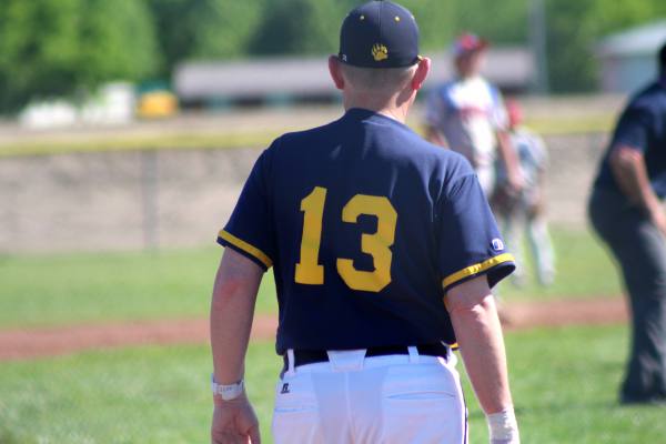 coach Prichard  at third base. 