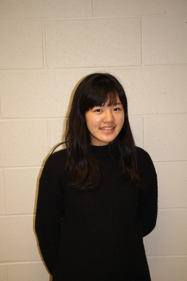 Senior, Kanako Daicho, poses for a photo. 