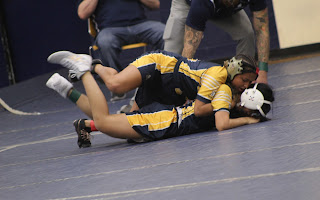 Jayla Downing (10) pinning her Anna Rasynouvong (9). 