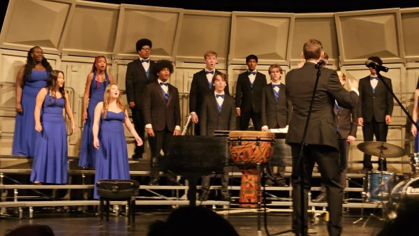 The Madrigals perform at the first choir concert on Oct. 9.